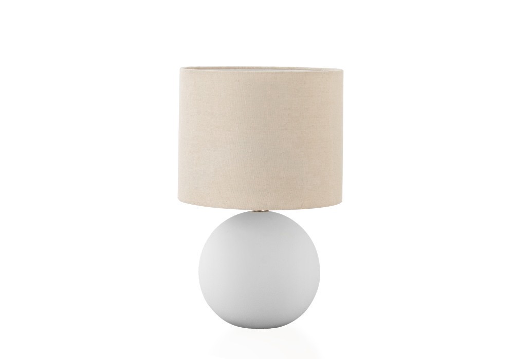 slide 1 of 1, Monarch Specialties Cream Ceramic Table Lamp With Cream Shade, 1 ct