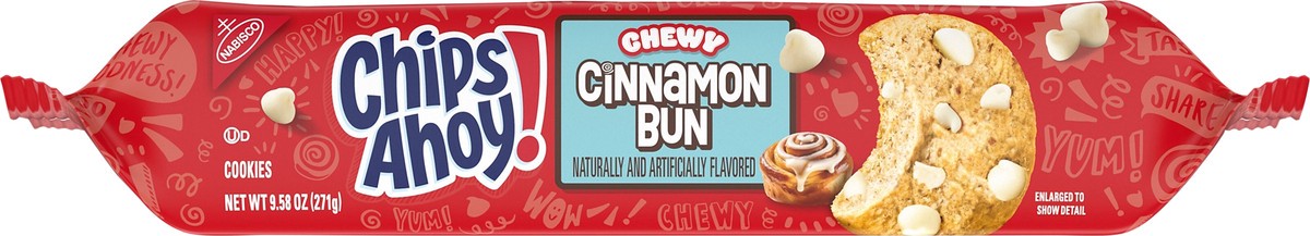 slide 3 of 14, "nab Chips Ahoy Chewy Cin Bun", 9 inoz in