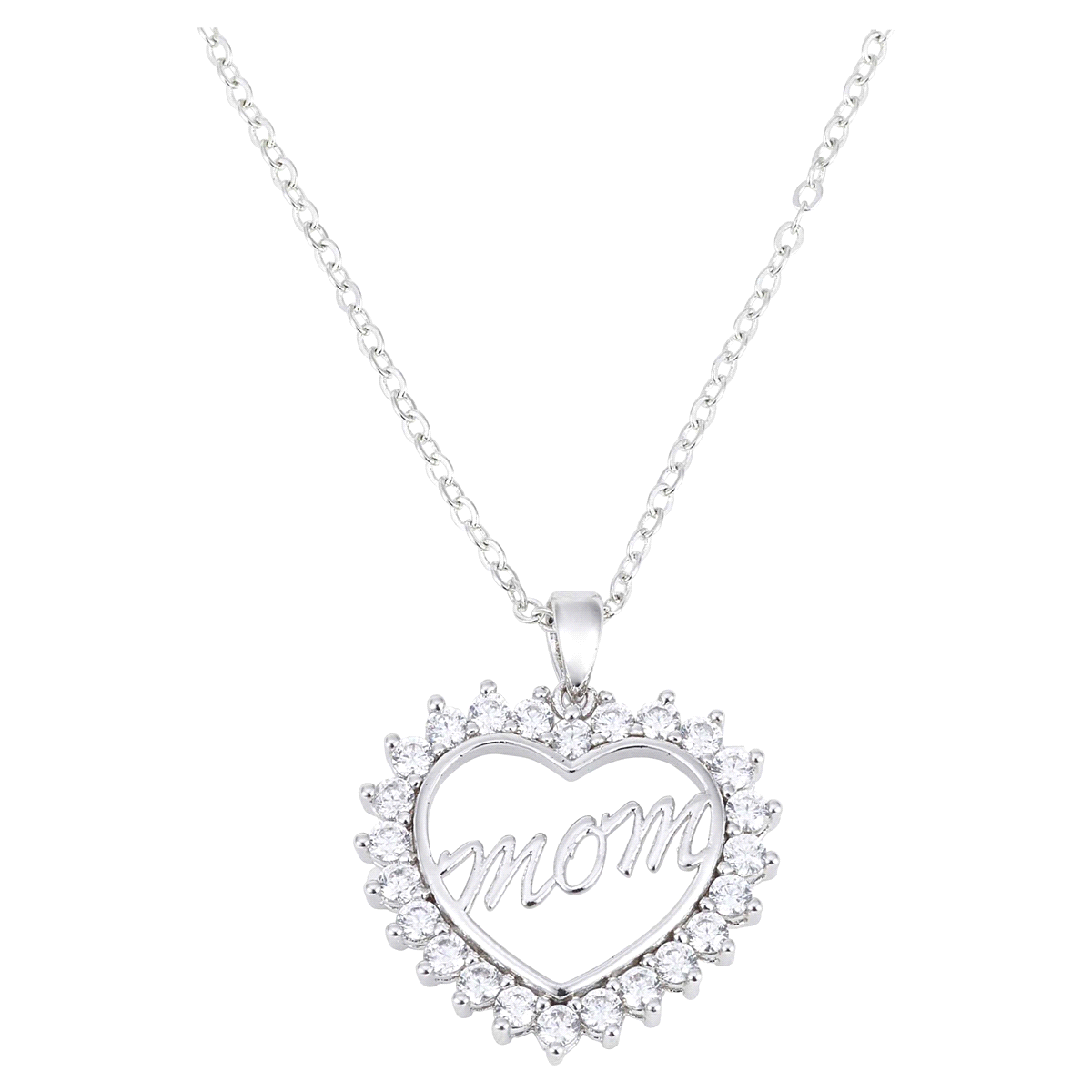 slide 1 of 1, Radiance Mom Heart Necklace, One Size