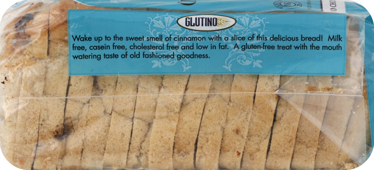 slide 3 of 5, Glutino Cinnamon Raisin Bread 22.6 oz, 1 ct