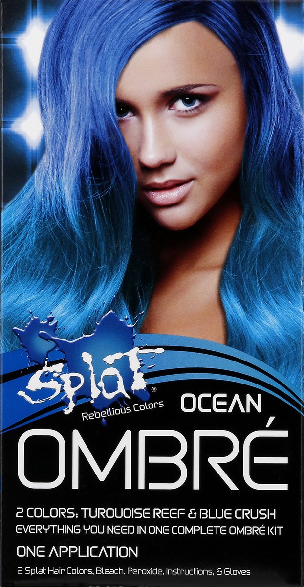 slide 4 of 12, Splat Ocean Ombre Hair Color Kit, 1 ct