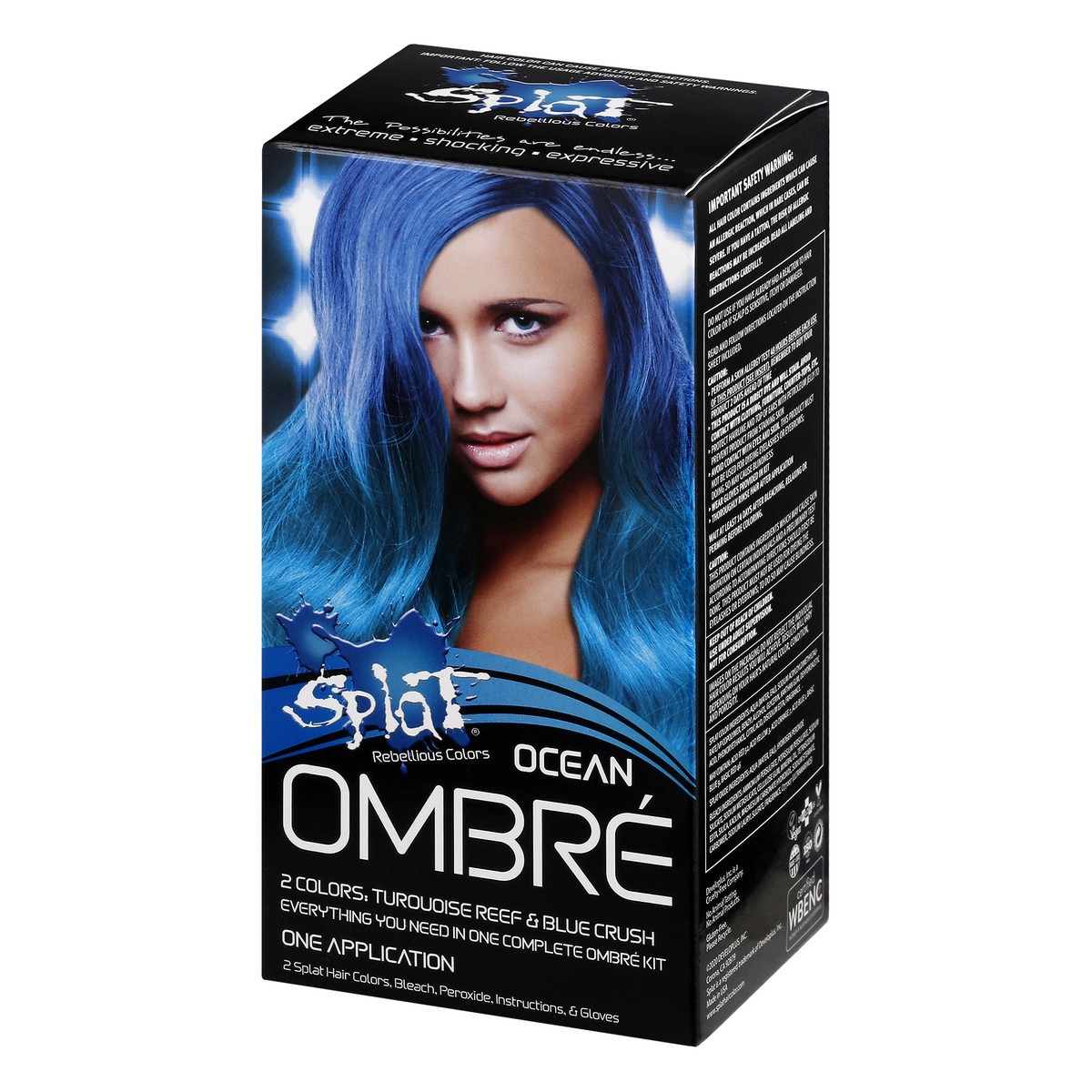 slide 10 of 12, Splat Ocean Ombre Hair Color Kit, 1 ct