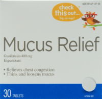 slide 1 of 1, Check this Out Mucus Relief 30 ea, 30 ct