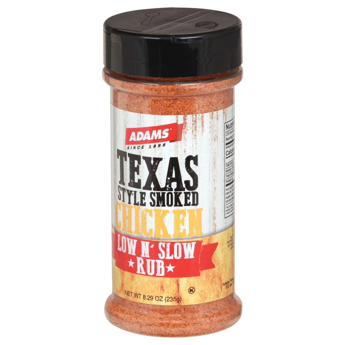 slide 12 of 12, Adams Texas Style Smoked Chicken Rub, 8.29 oz