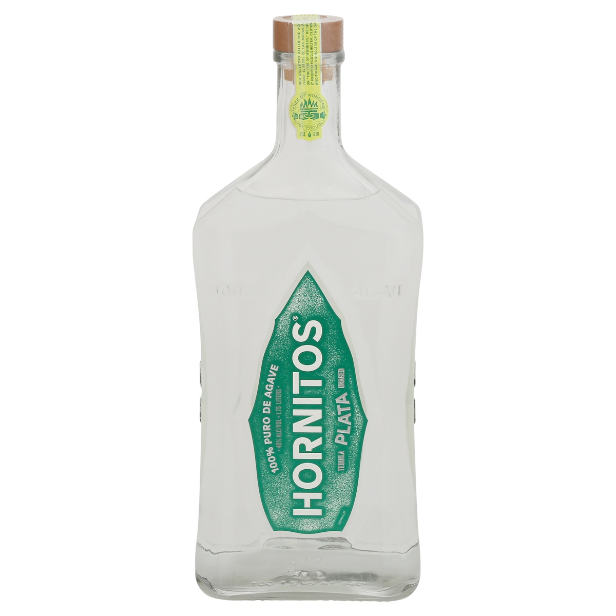 Hornitos Plata Tequila 1.75 liter Shipt