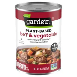 Gardein Plant-Based Be''f & Vegetable Soup 15 oz