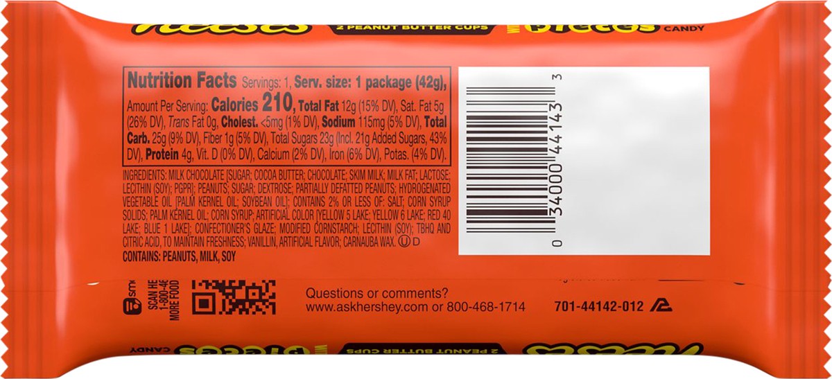 slide 5 of 6, Reese's Peanut Butter Candy, 1.5 oz