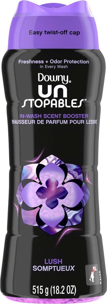 slide 2 of 7, Downy Unstopables In Wash Scent Booster Beads, Lush Scent, 18.2 oz, Laundry Beads for Odor Protection, Downy Scent Booster Beads, Laundry Scent Boosters, 1.1 lb