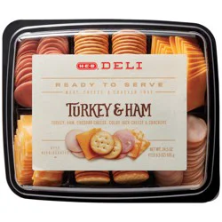 H-E-B Turkey, Ham & Cheese Texas Party Tray