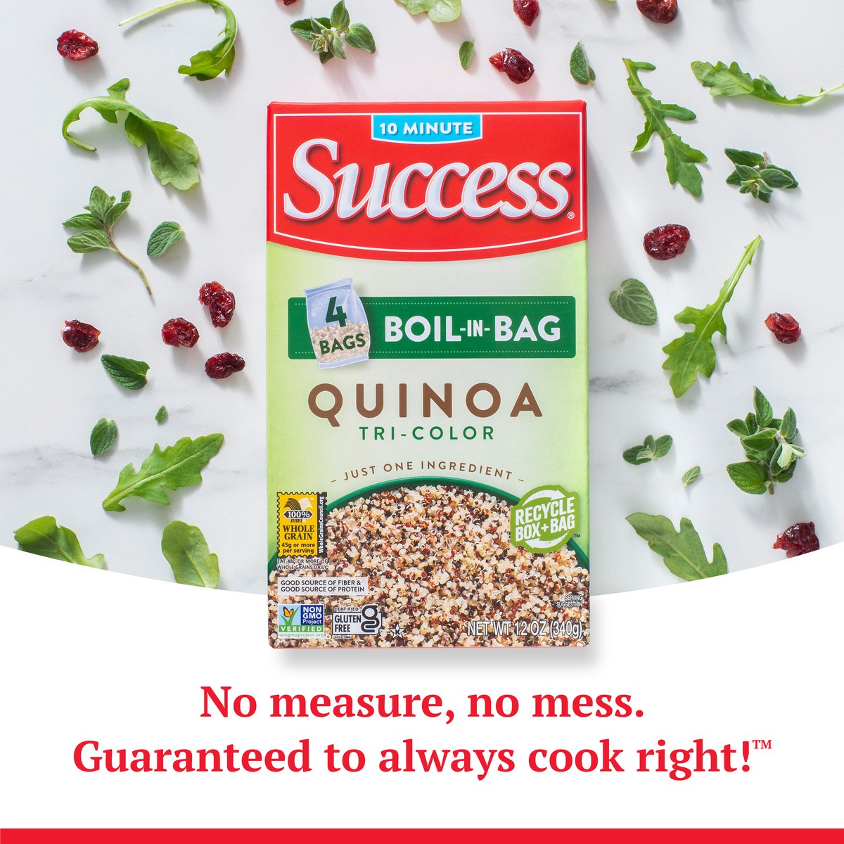 slide 5 of 9, Success Tri Color Quinoa, 12 oz