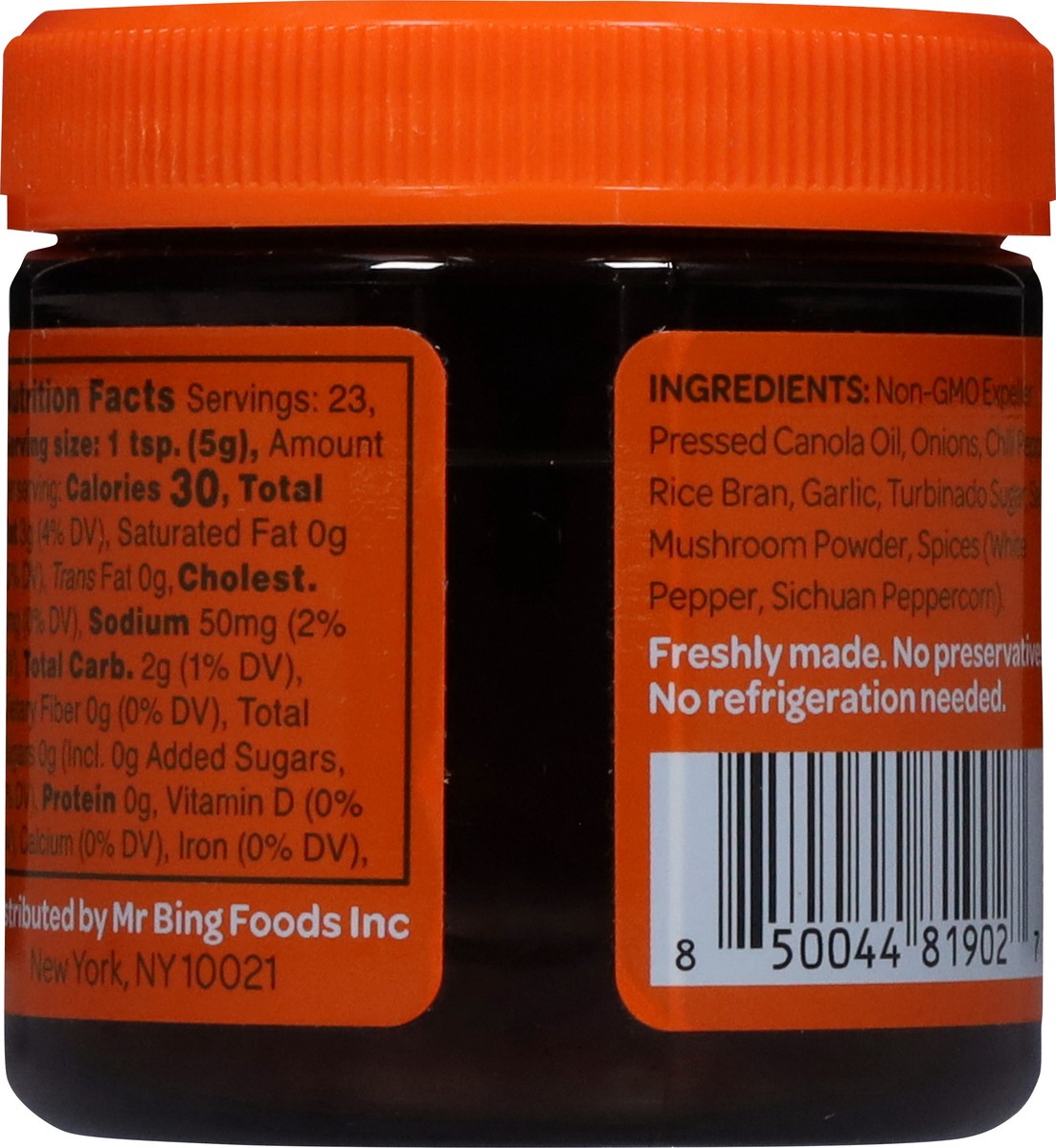 slide 4 of 13, Mr Bing Spicy Chili Crisp 4 oz, 4 oz