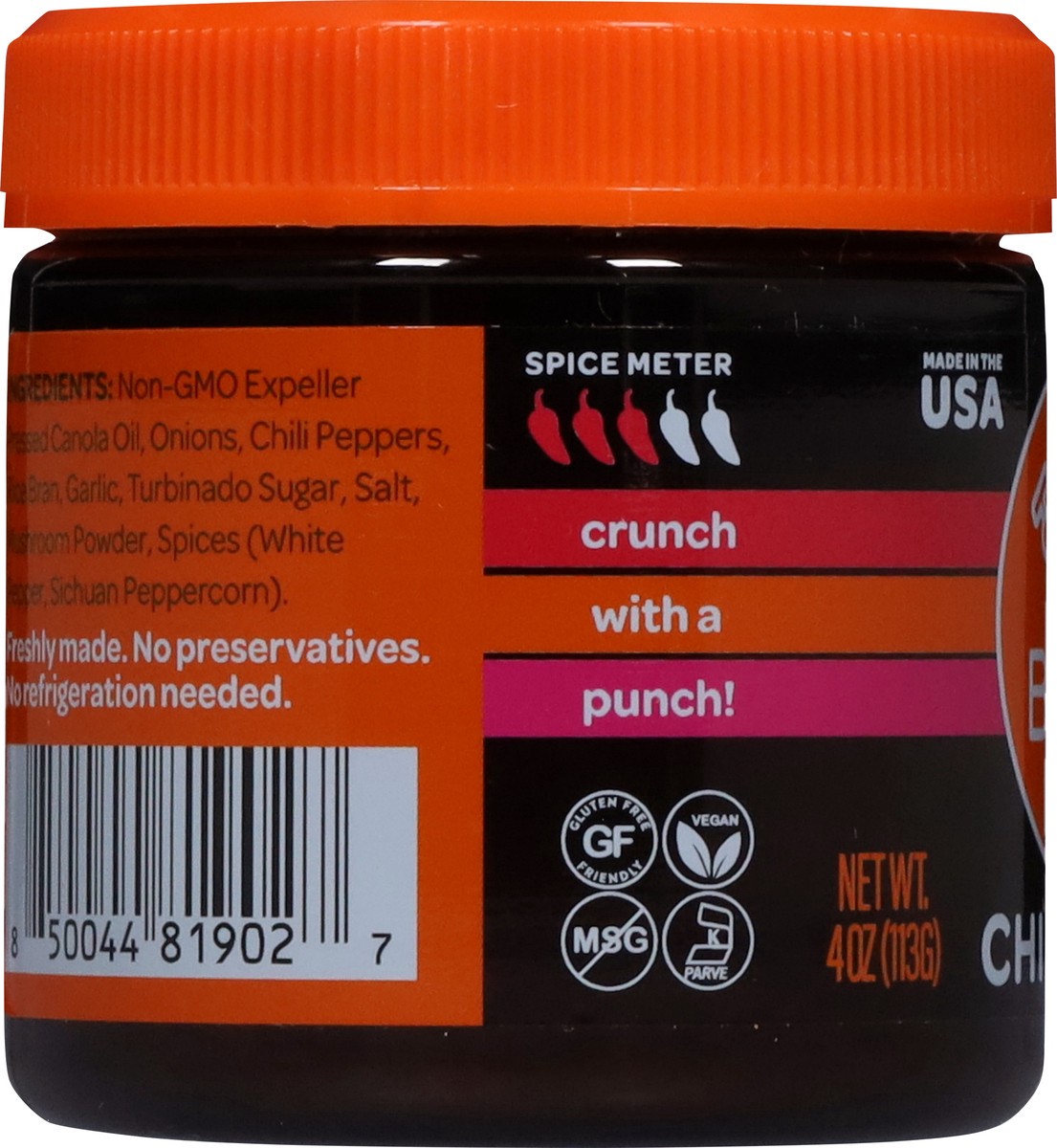 slide 7 of 13, Mr Bing Spicy Chili Crisp 4 oz, 4 oz