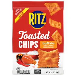 Ritz Toasted Chips Buffalo Crackers, Party Snacks, 8.1 oz
