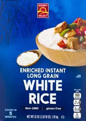 Sunny Select Enriched Instant Long Grain Rice - 42 oz