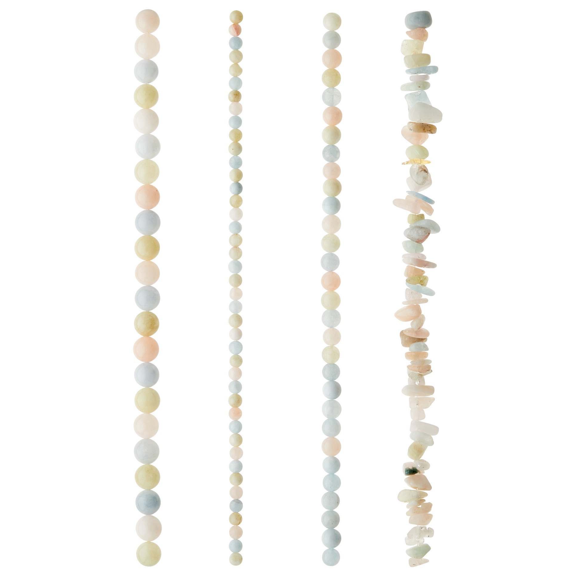 slide 2 of 3, Multicolor Quartz Round & Chip Beads By Bead Landing, 4mm-10mm
