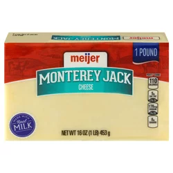 Meijer Chunk Monterey Jack Cheese - 16 oz