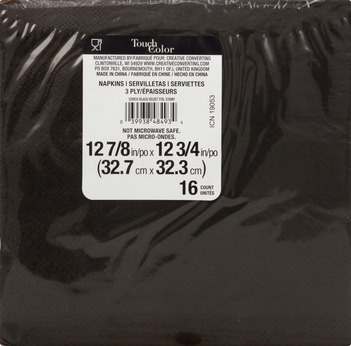 slide 7 of 7, Touch of Color Napkins 16 ea, 16 ct