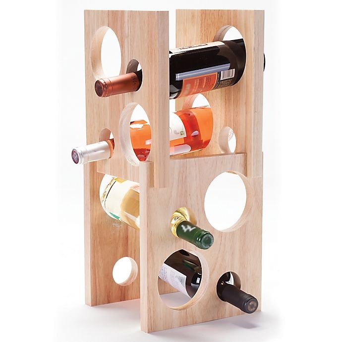 slide 1 of 2, Oenophilia Astro Wine Rack - Natural, 8 ct