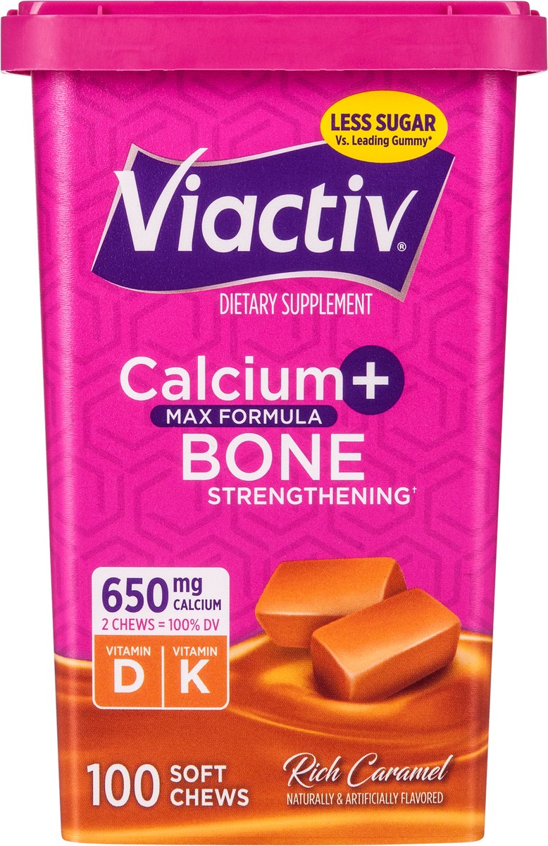 slide 4 of 9, Viactiv Calcium Caramel, 100 ct