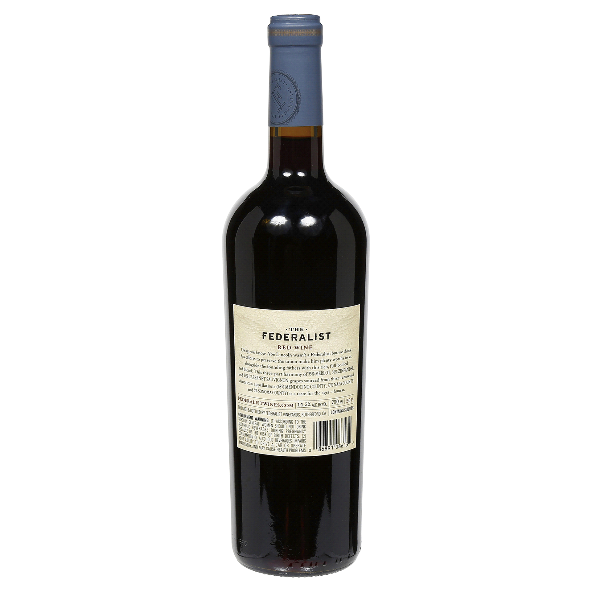 slide 4 of 5, The Federalist Honest Red Blend 750 ml, 750 ml