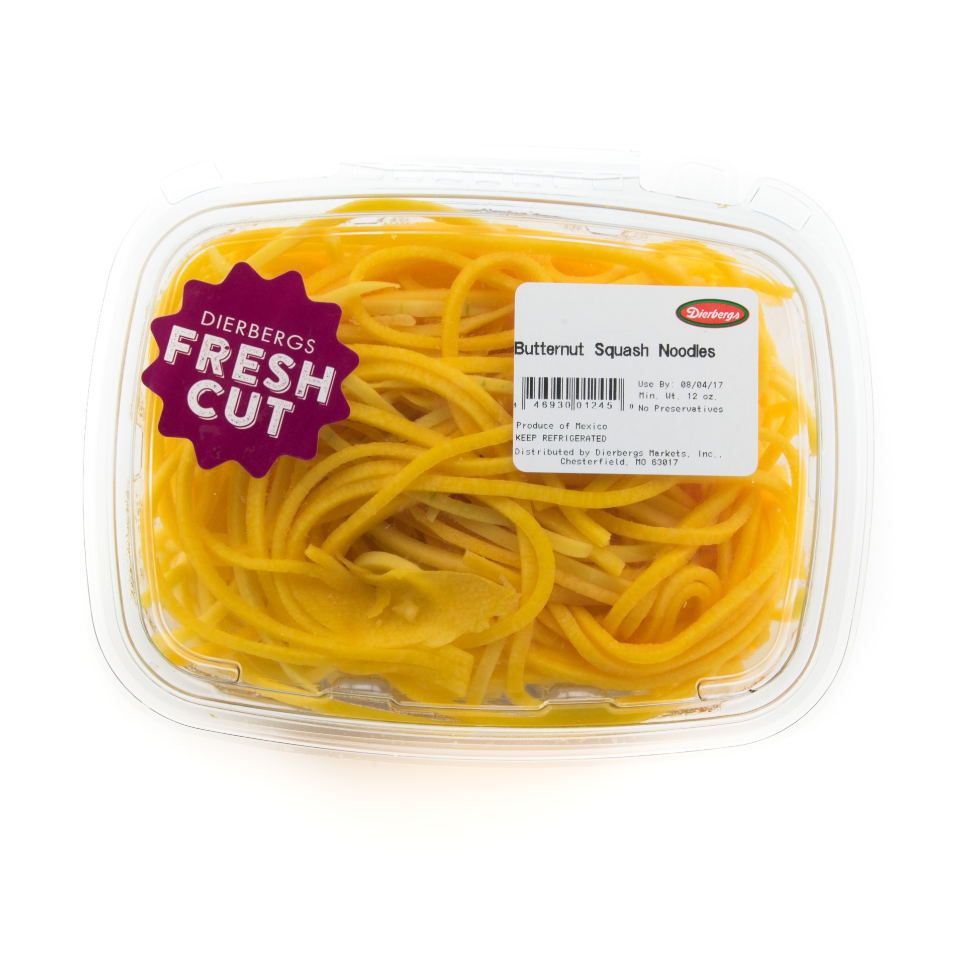 slide 1 of 1, Dierbergs Fresh Cut Butternut Noodles, 12 oz