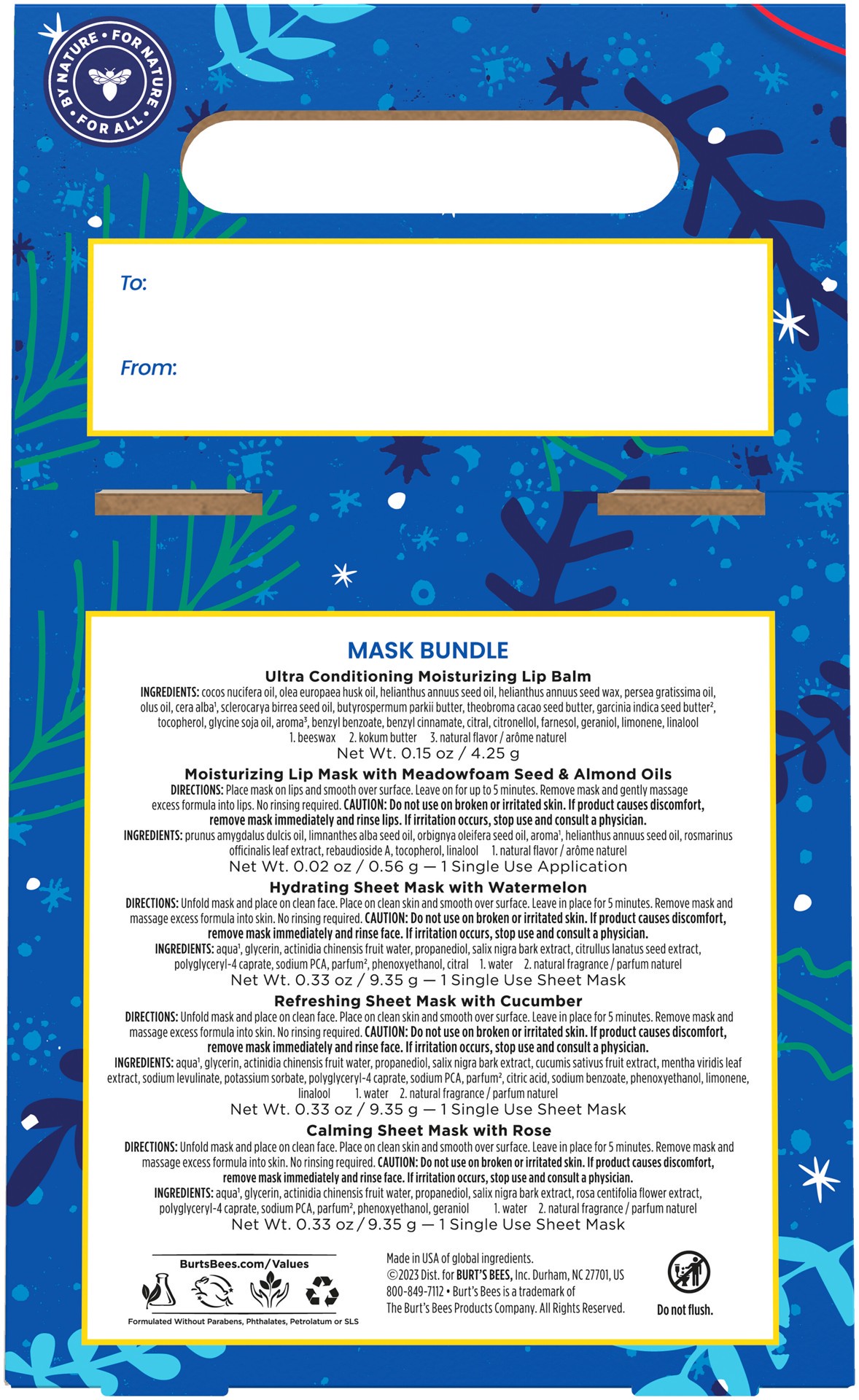 slide 5 of 5, Burt's Bees Burts Bees Burt's Bees Mask Bundle Gift Holiday Gift Set, 1 ct
