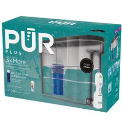 Pur Plus 30 Cup Dispenser With Lead Reducing Filter, Smoke