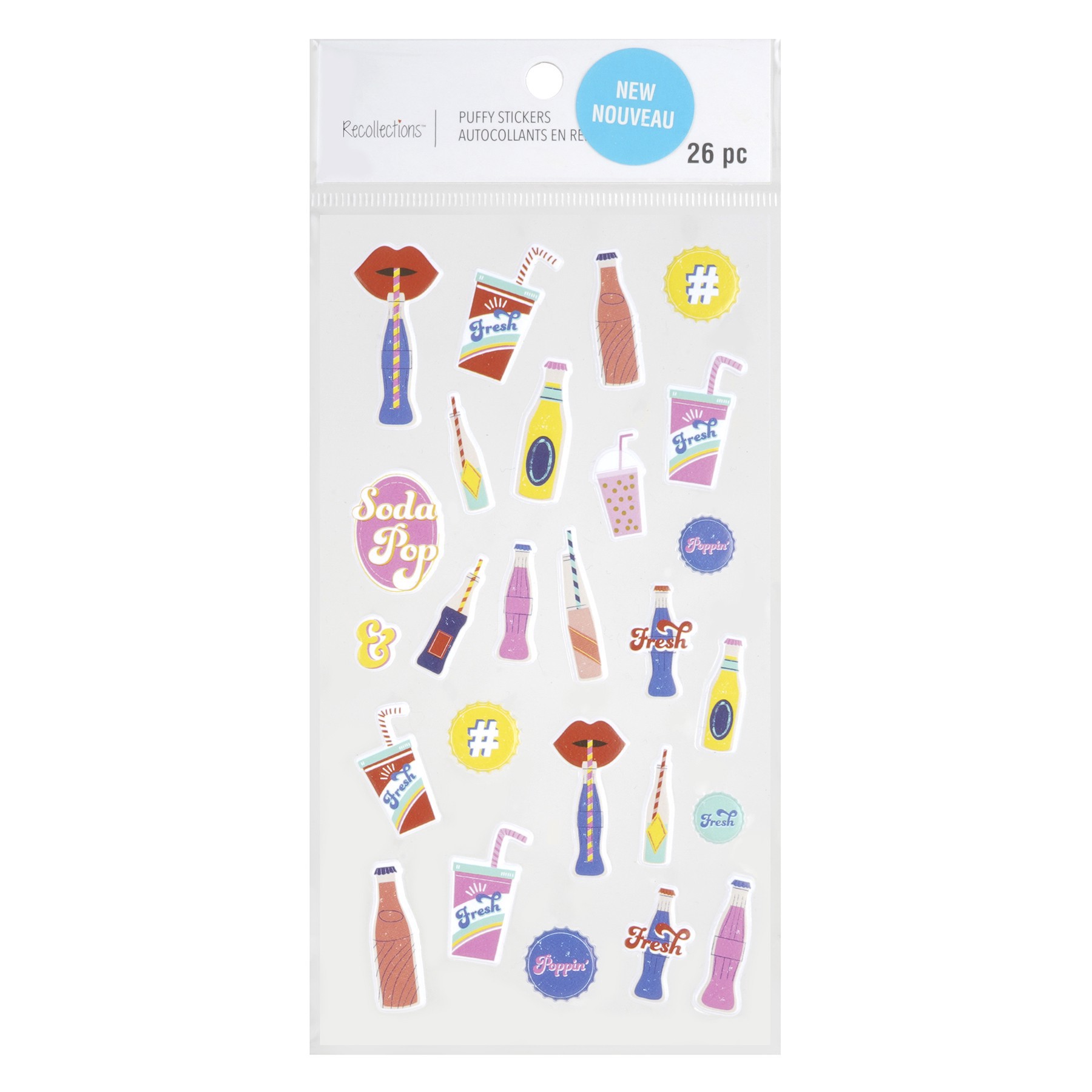 slide 3 of 4, Drink Stickers By Recollections, 4 in x 8.5 in