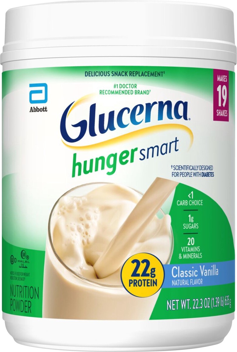 slide 2 of 5, Glucerna Hunger Smart Powder, Homemade Vanilla, 22.3 oz