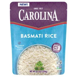 Carolina Basmati Rice, Gluten Free Rice, Ready to Heat 90 Seconds, Microwaveable Rice, 8.8 oz