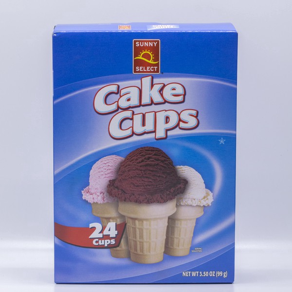 slide 1 of 1, Sunny Select Ice Cream Cups 24 ea, 24 ct