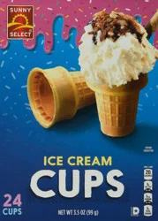 Sunny Select Ice Cream Cups 24 ea