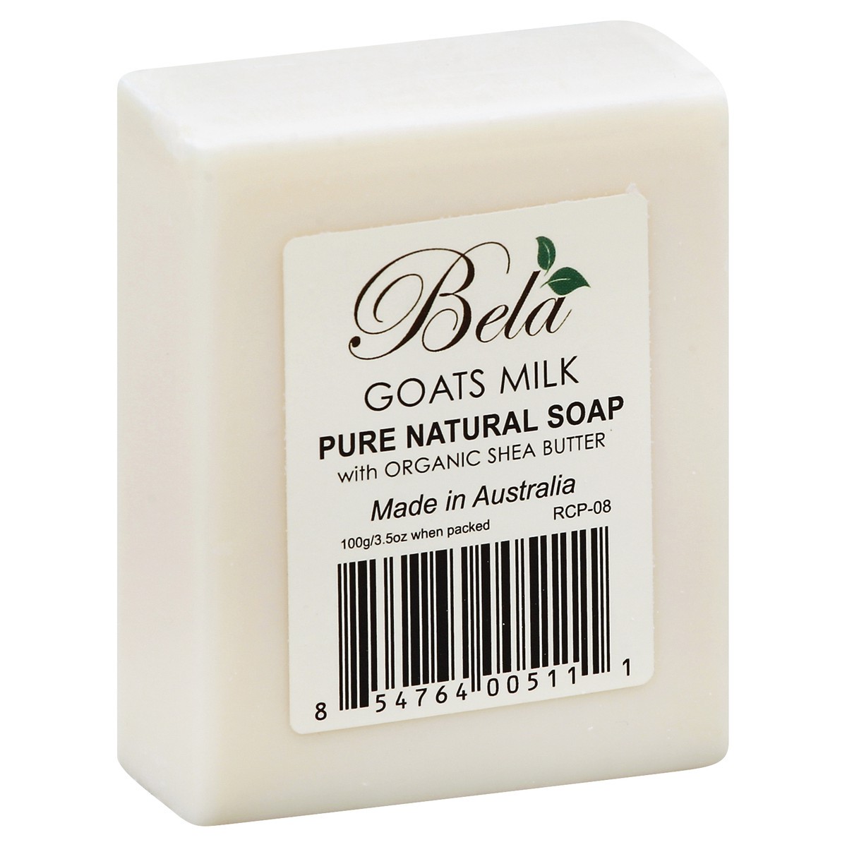 slide 5 of 5, Bela Soap, Pure Natural, With Organic Shea Butter, Goats Milk, 3.5 oz