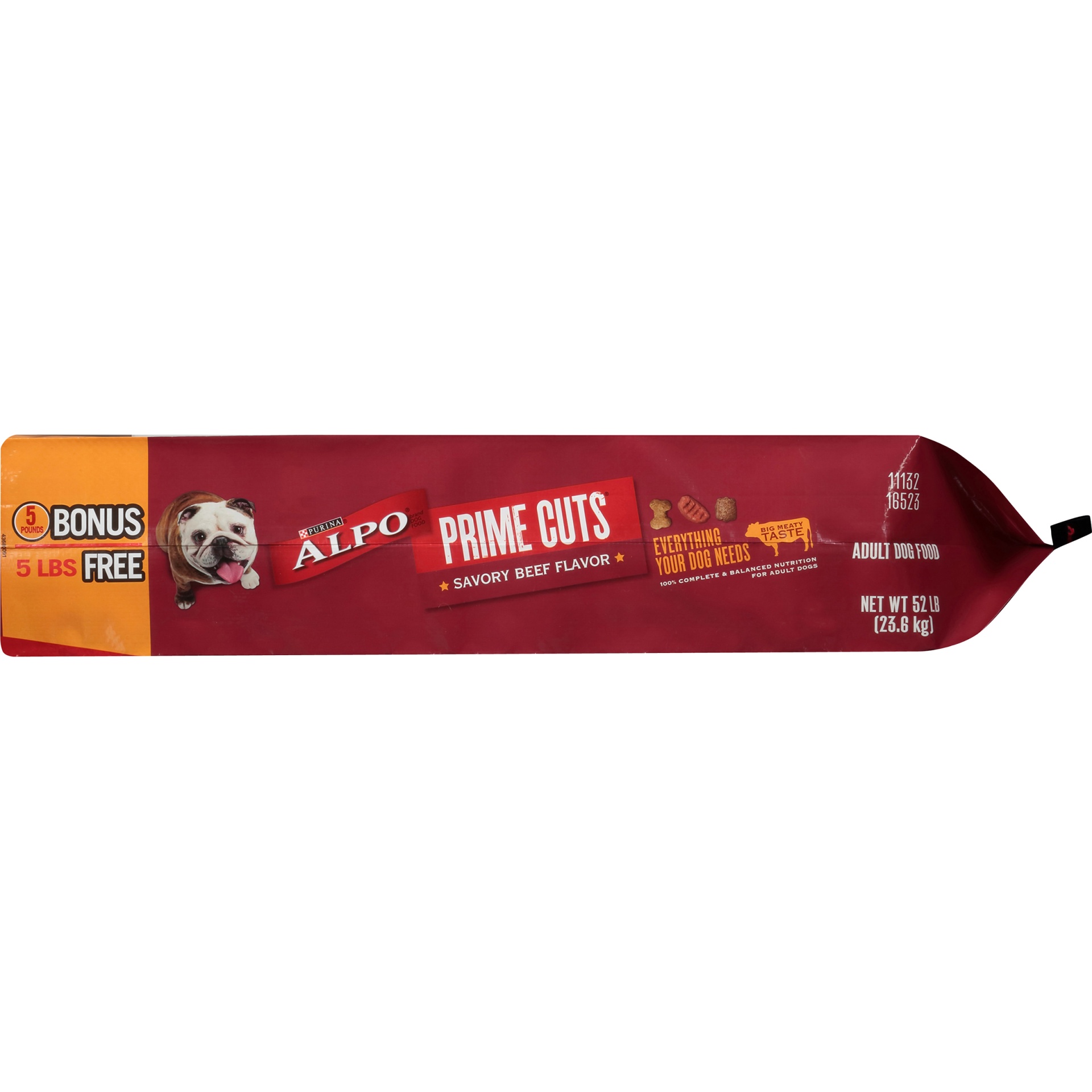 slide 5 of 9, Purina ALPO Prime Cuts Savory Beef Flavor Dog Food, 52 lb