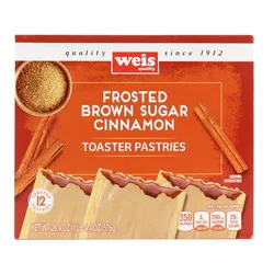 Weis Quality Frosted Brown Sugar Cinnamon Toaster Pastries - 22 oz