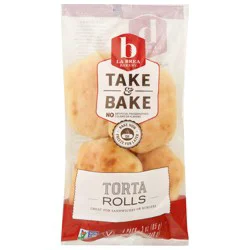 La Brea Bakery Take & Bake Torta Rolls 4 - 3 oz Packs