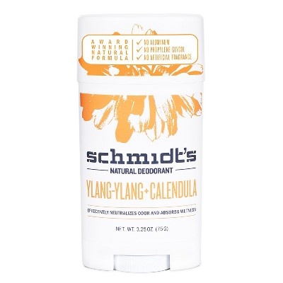 slide 1 of 1, Schmidt's Natural Deodorant Ylangylang & Calendula, 3.25 oz