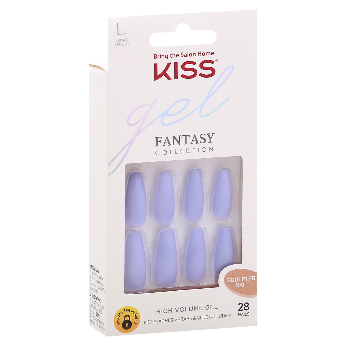 slide 9 of 9, Kiss Gel Fantasy Night After High Volume Nail Kit, 1 ct