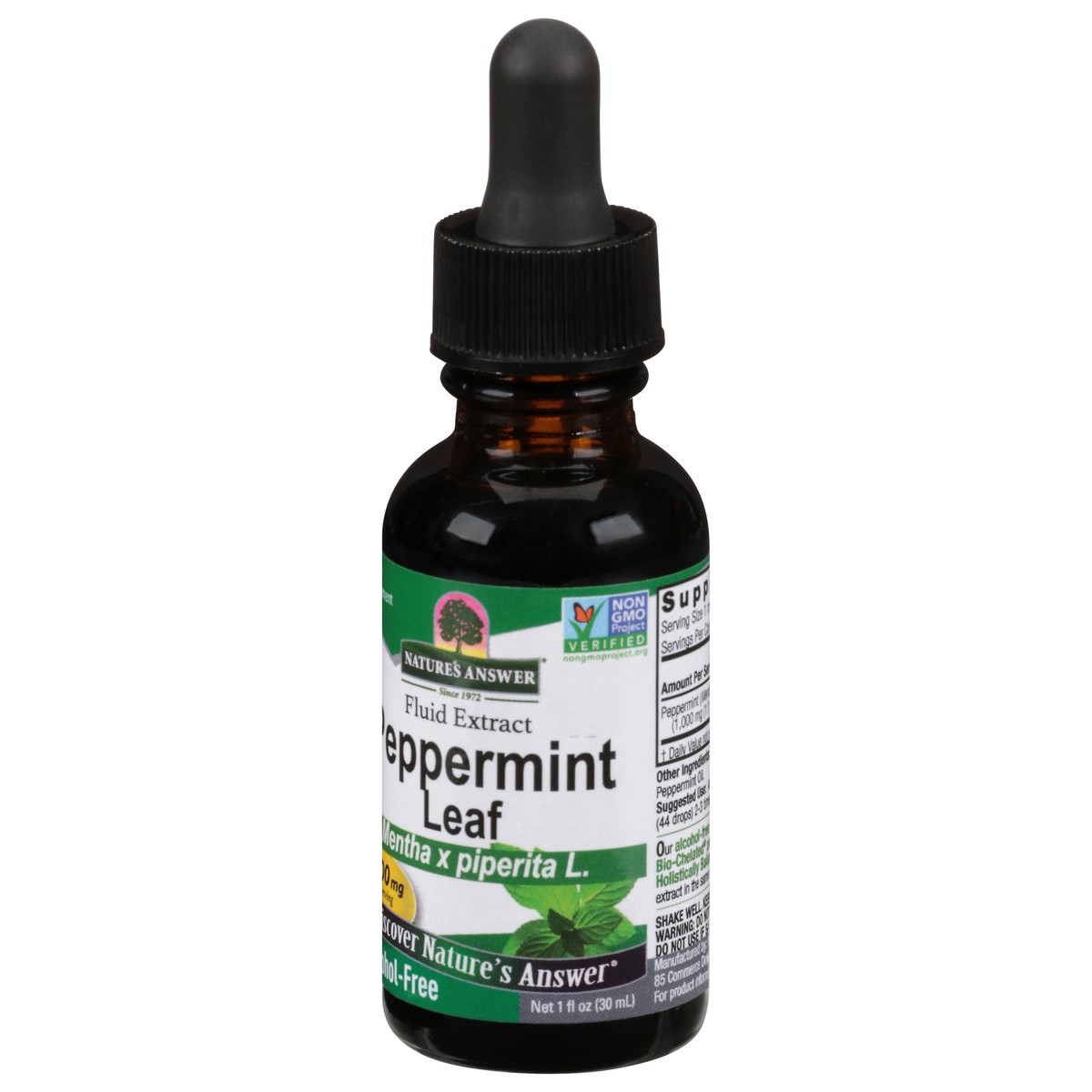 slide 2 of 9, Nature's Answer 1000 mg Peppermint Leaf Fluid Extract 1 fl oz, 1 fl oz