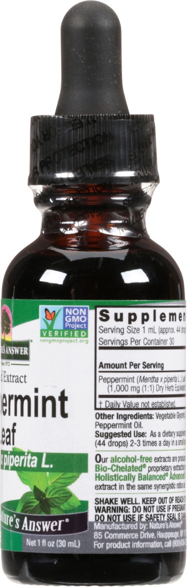 slide 5 of 9, Nature's Answer 1000 mg Peppermint Leaf Fluid Extract 1 fl oz, 1 fl oz