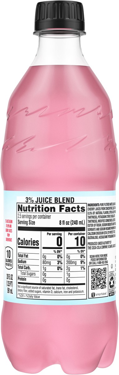 slide 5 of 7, Minute Maid Light Cherry Limeade Bottle, 20 fl oz, 20 ct