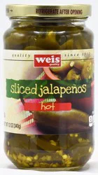 Weis Quality Hot Sliced Jalapenos