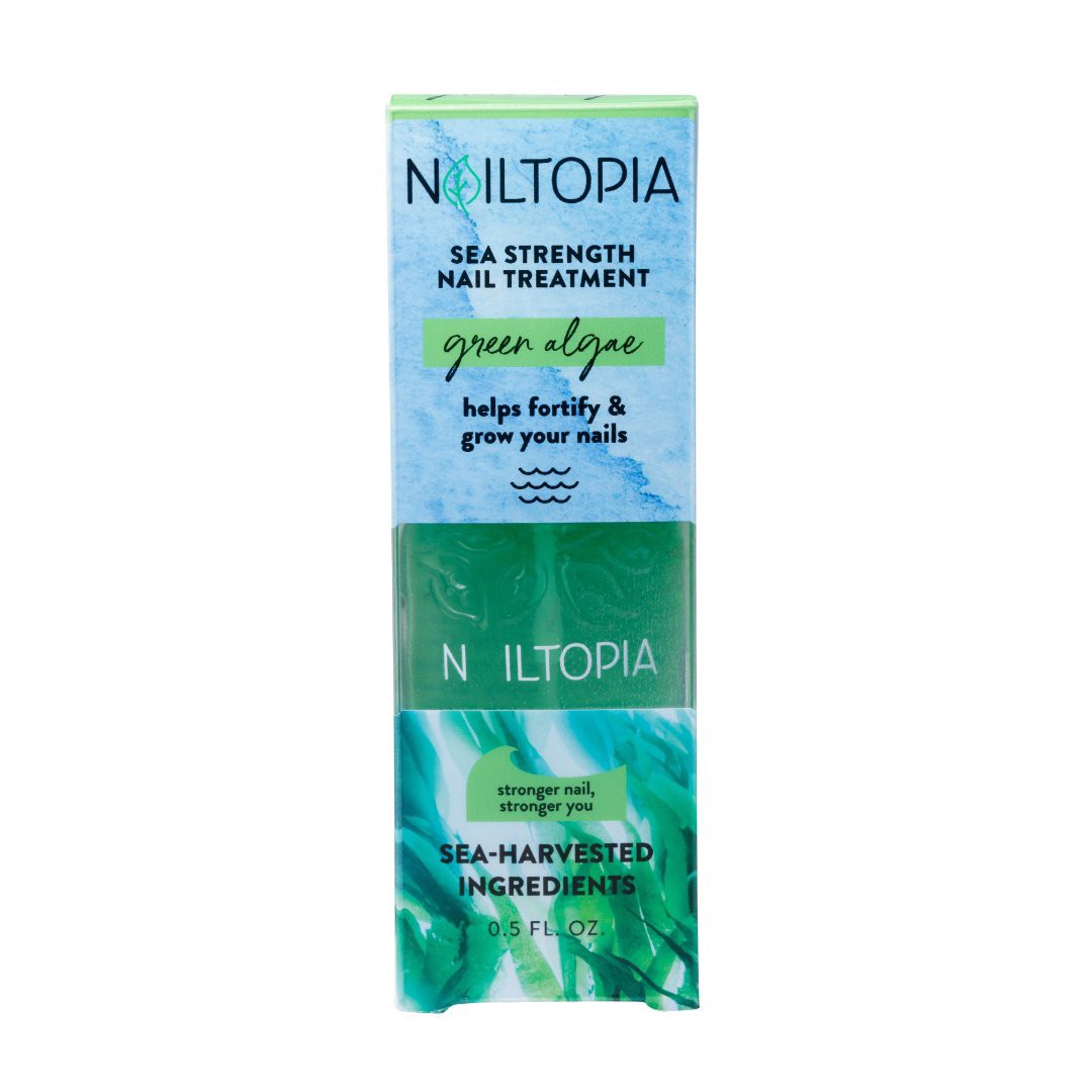 slide 1 of 1, Nailtopia Green Algae Sea Strength Nail Treatment, 0.5 oz