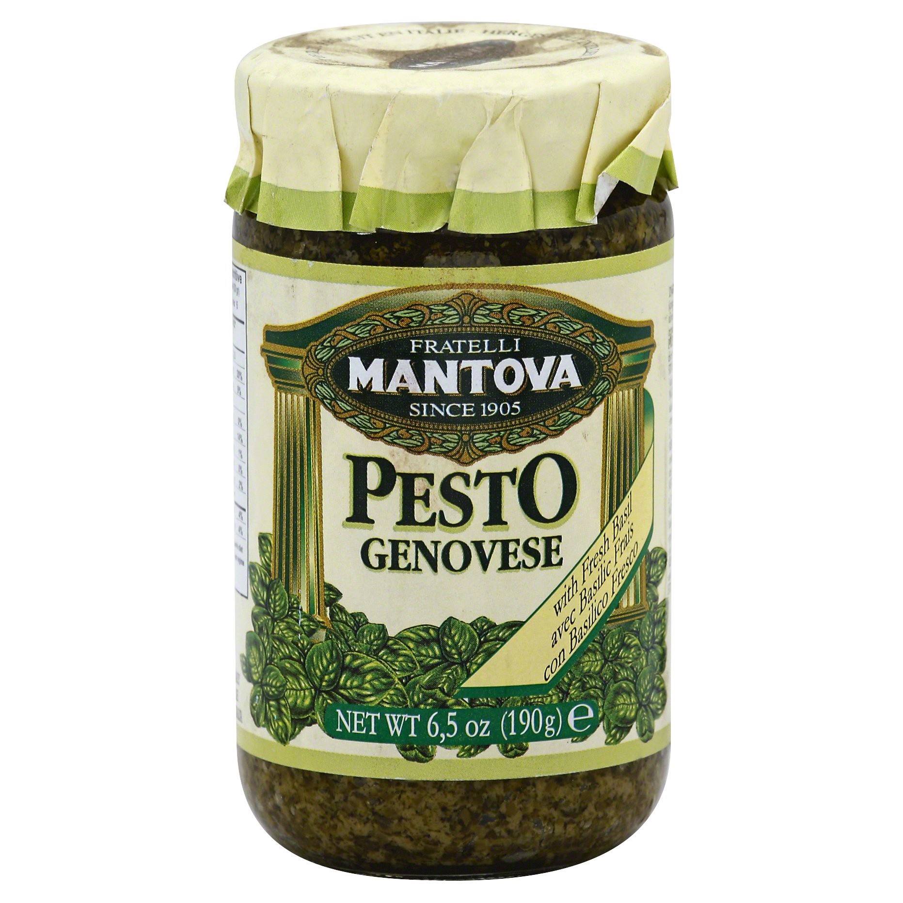 slide 1 of 2, Mantova Pesto Genovese, 6.5 oz