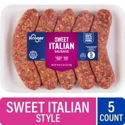 Kroger Sweet Italian Sausage
