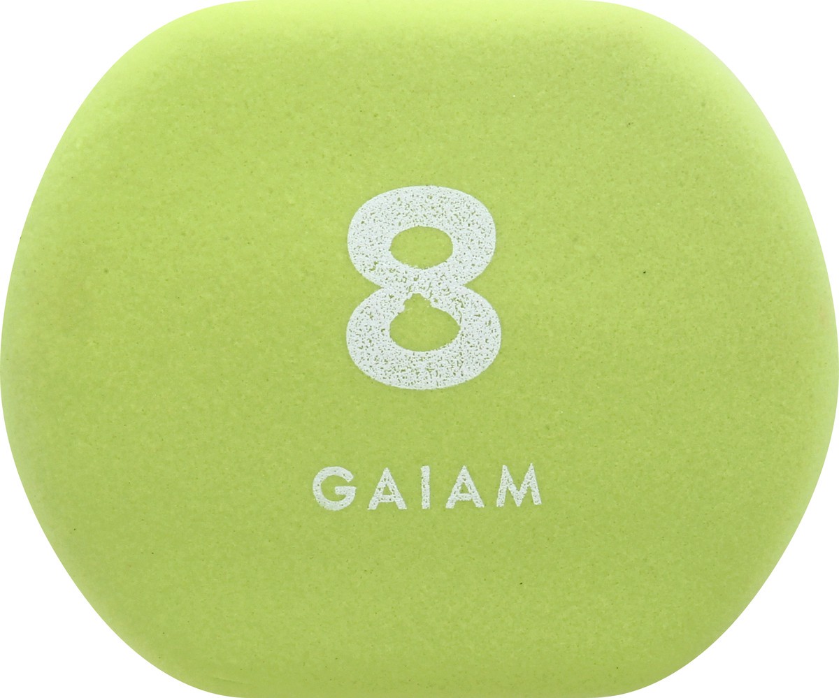 slide 7 of 9, Gaiam 8 lb Hand Weight 1 ea, 8 lb