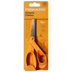Fiskars Premier 8" Bent Orange Scissors