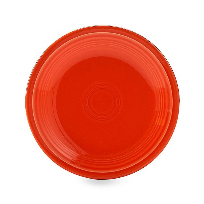 slide 1 of 2, Fiesta Salad Plate - Poppy, 1 ct