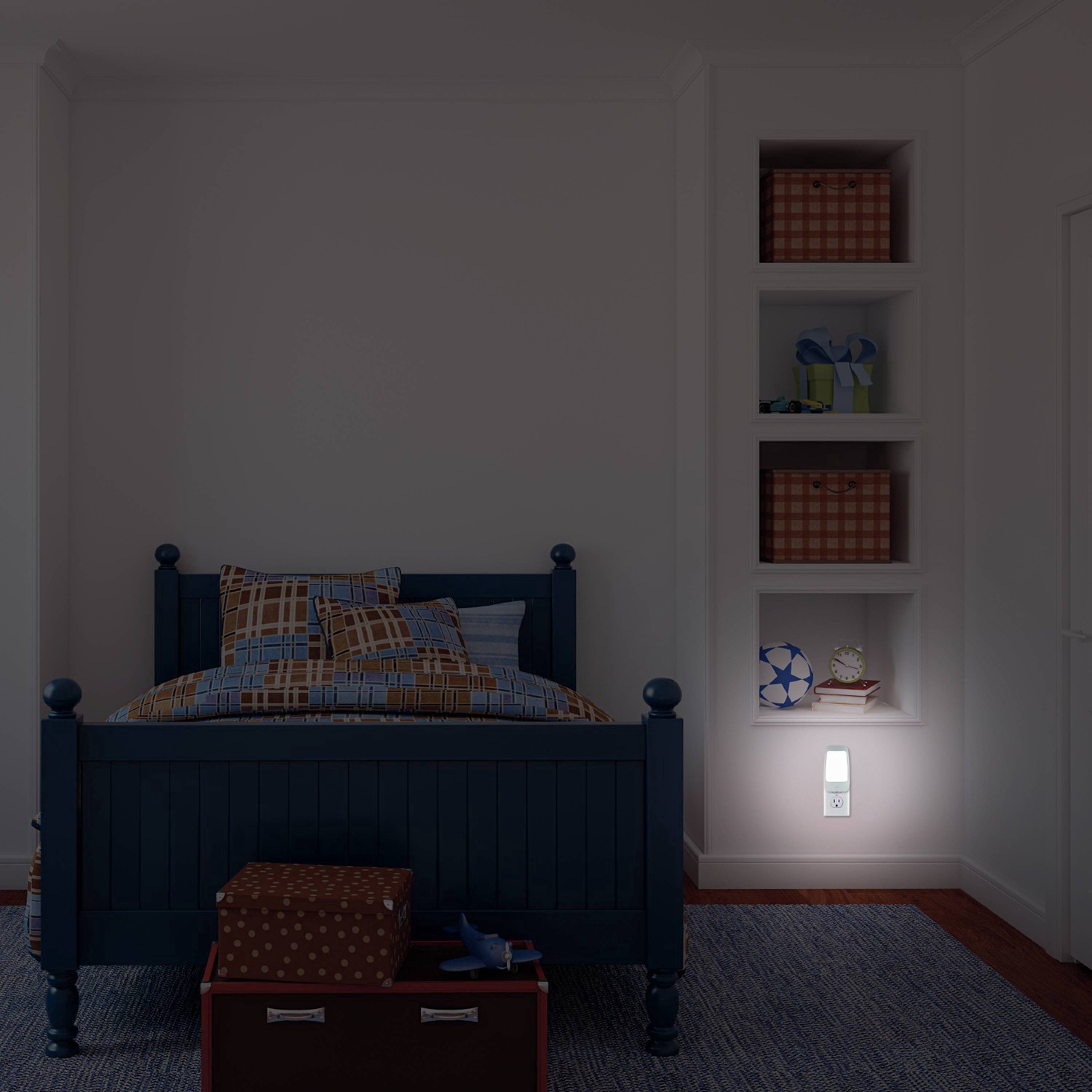 slide 26 of 80, GE Plug-In Rechargeable 4-in-1 Power Failure Night Light 1 ea, 1 ct