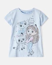 Carter's Toddler Gabby's Dollhouse Short-Sleeve Graphic Tee - Blue 4T